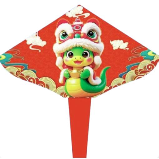 Foto - Velký létající drak - Červené hádě